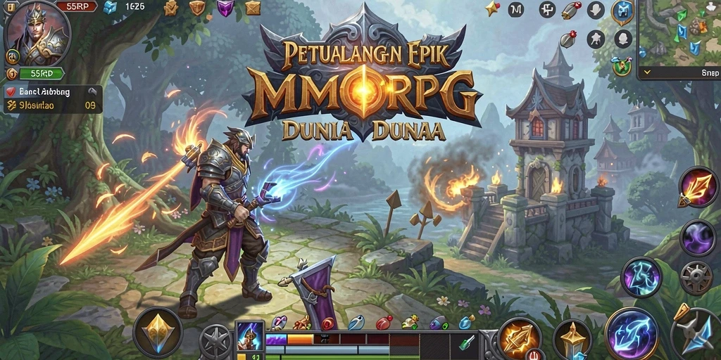 Gameplay seru dalam dunia MMORPG yang menakjubkan.