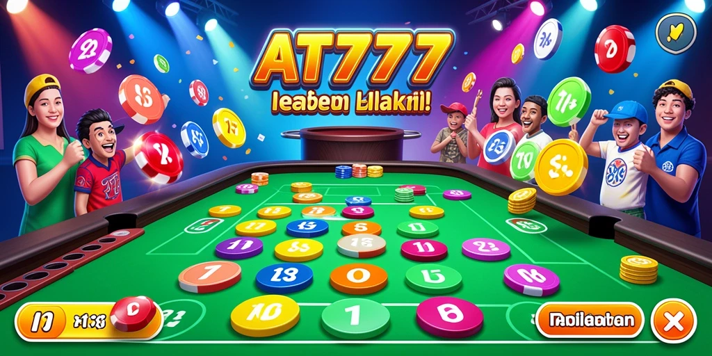 Tampilan gameplay seru dalam aplikasi Bingo AT777.