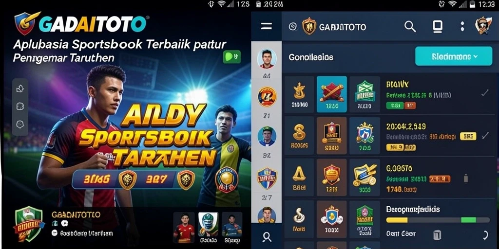 Tampilan permainan taruhan yang menarik dan interaktif dalam GADAITOTO.
