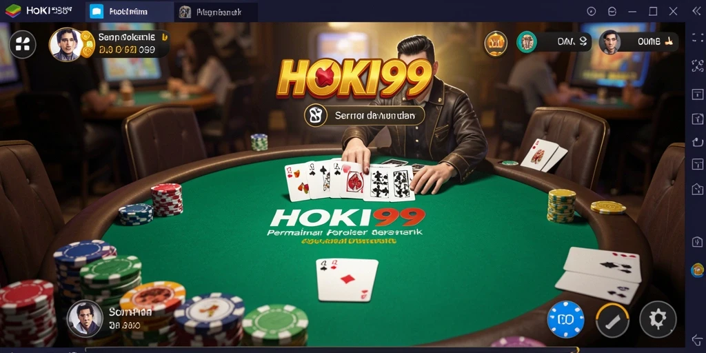 Gameplay Poker yang seru dan mendebarkan di HOKI99.