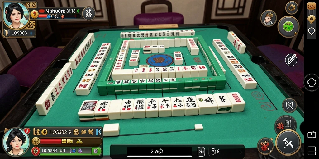 Screenshot utama LOS303 menampilkan gameplay Mahjong yang seru dan interaktif.