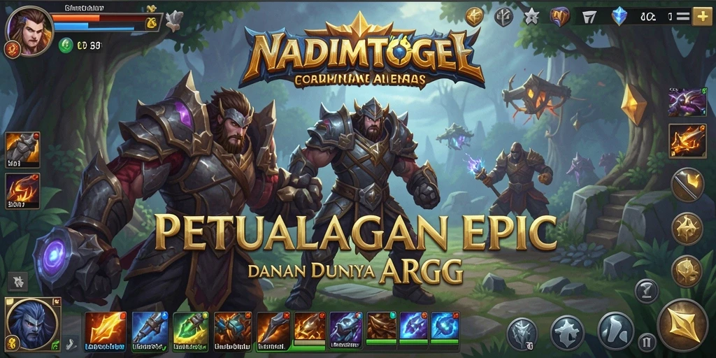 Tampilan gameplay NADIMTOGEL yang seru dan mendebarkan.