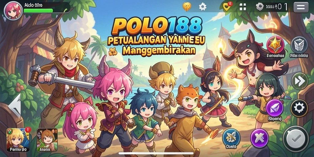 Gameplay seru di dunia Anime yang penuh petualangan.
