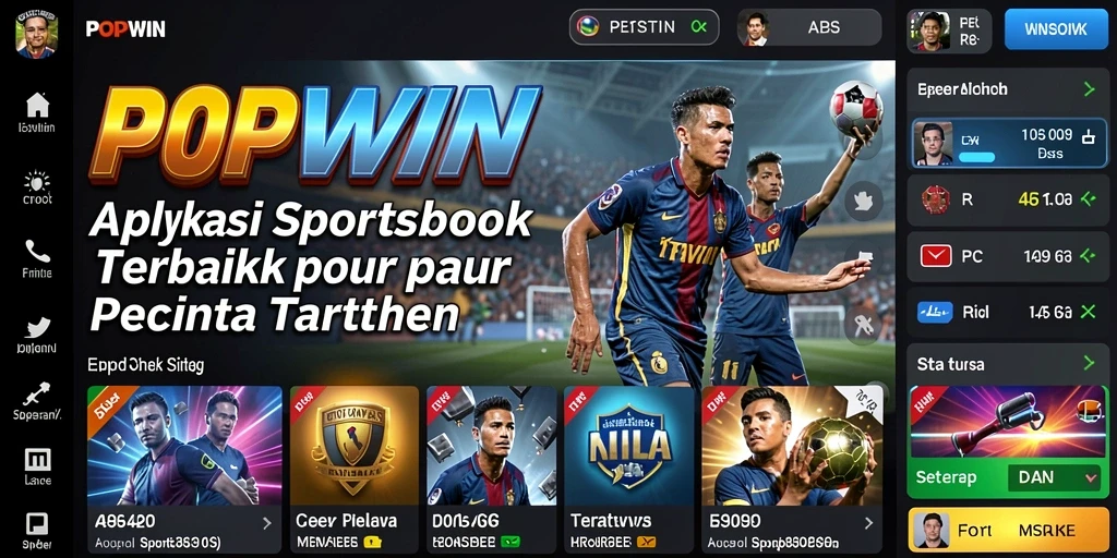 Tampilan gameplay menarik dari aplikasi Sportsbook POPWIN.