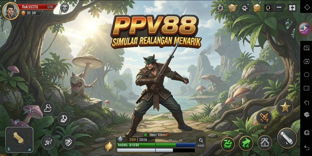 Screenshot utama PPV88 menampilkan gameplay simulasi yang mendalam dan menarik.
