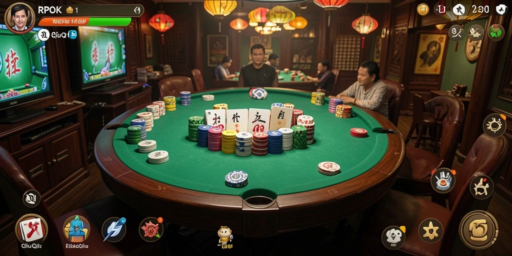 Gameplay QiuQiu yang menarik dan interaktif di RPOK.