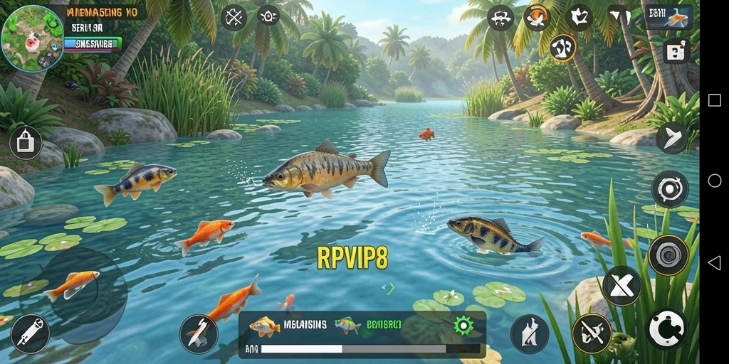 Tangkapan ikan besar dan grafik memukau dalam RPVIP8.