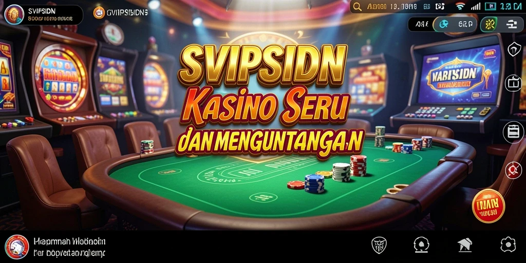 Tampilan menawan dari gameplay <strong>SVIPSIDN</strong> di dunia Kasino.