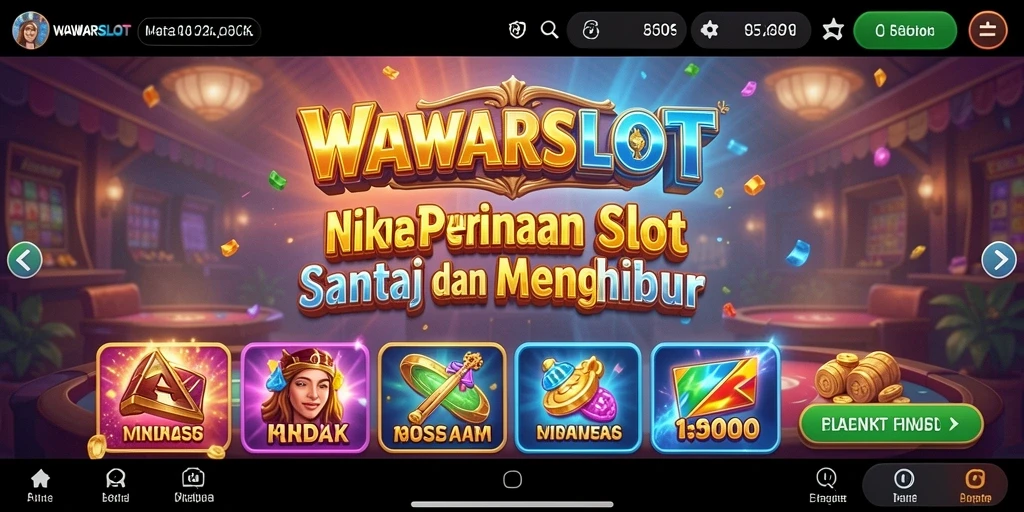 Gameplay menarik di WAWARSLOT dengan grafis yang memikat.